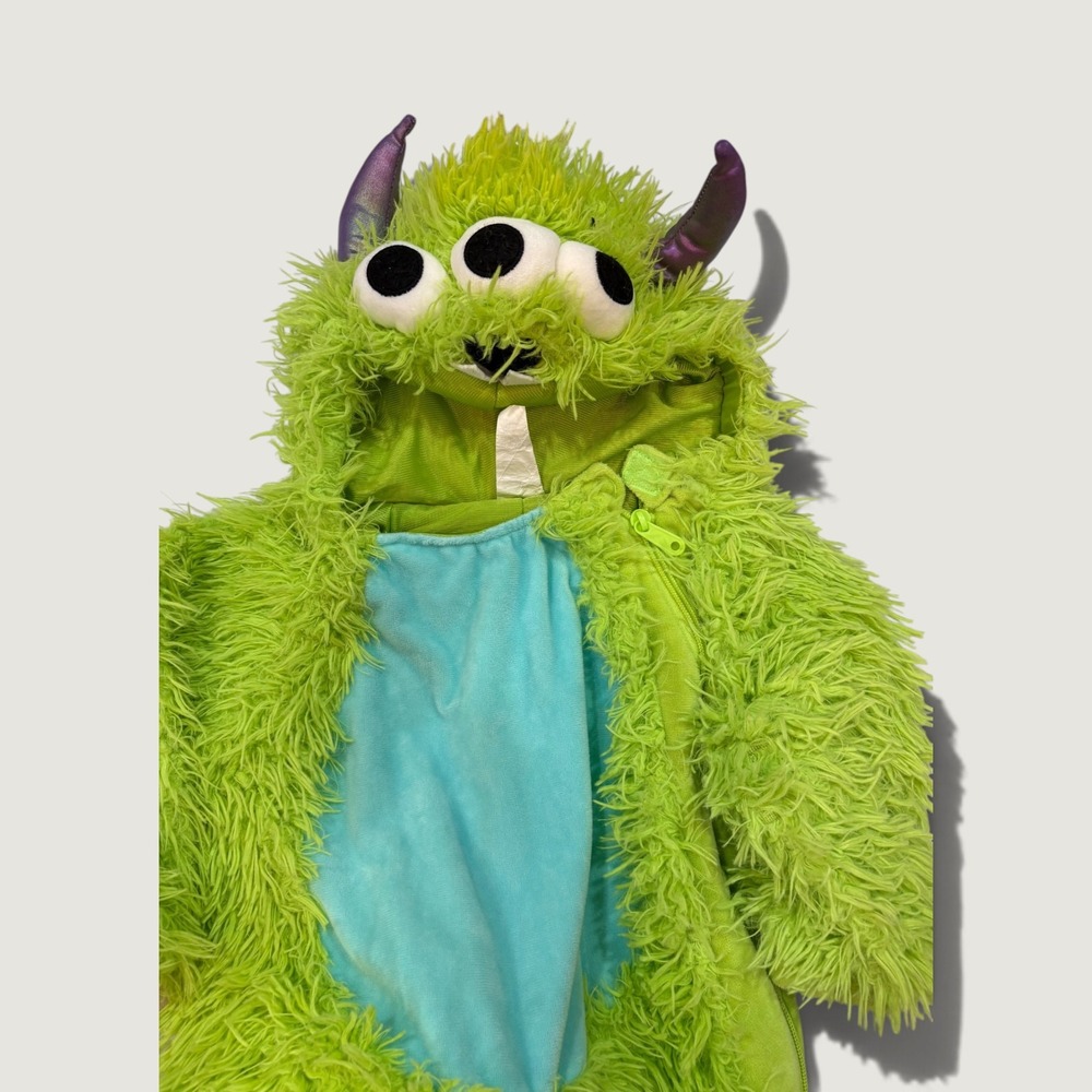 Hyde & EEK! Boutique Costume Unisex 18-24M Green Monster Shaggy Faux Fur Plush